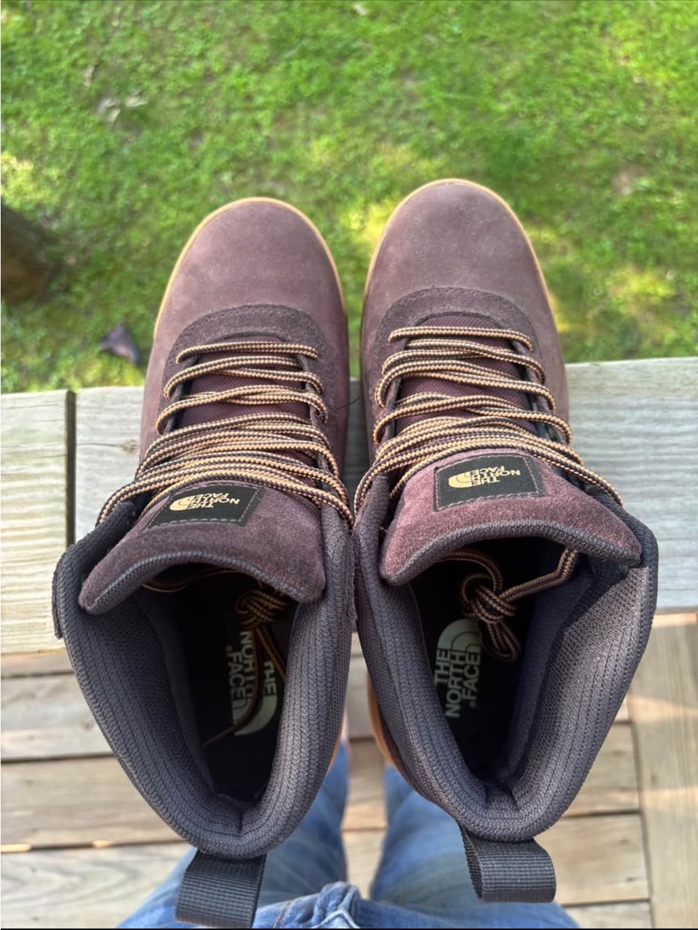 The North Face Men’s Brown Suede Hiking Boots